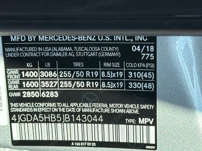 2018 Mercedes-Benz GLE GLE 350 4MATIC®