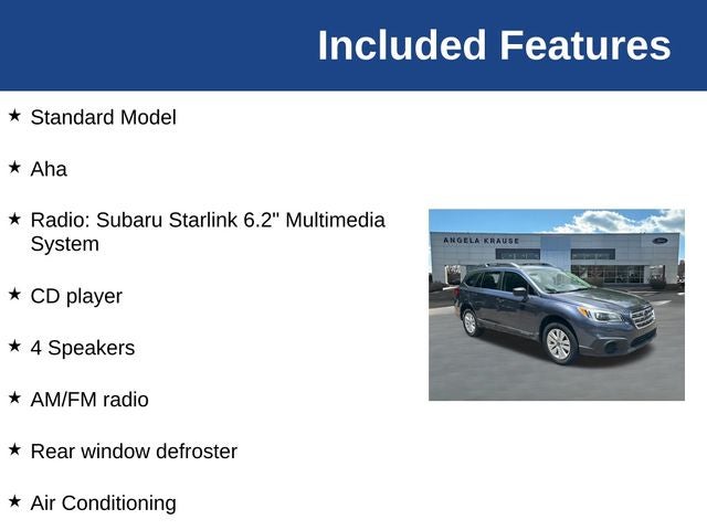 2017 Subaru Outback 2.5i