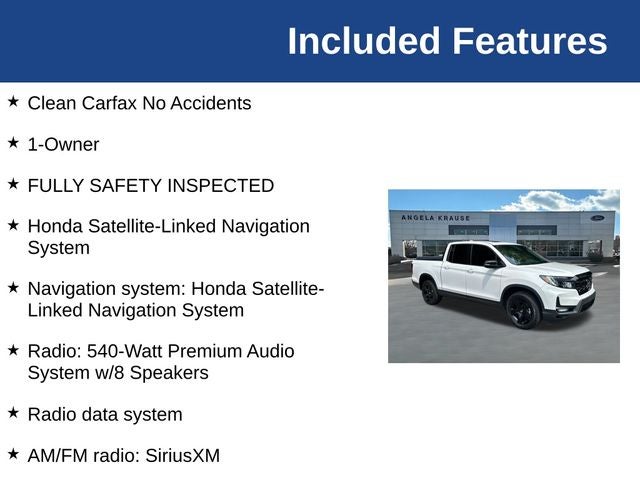 2025 Honda Ridgeline Black Edition