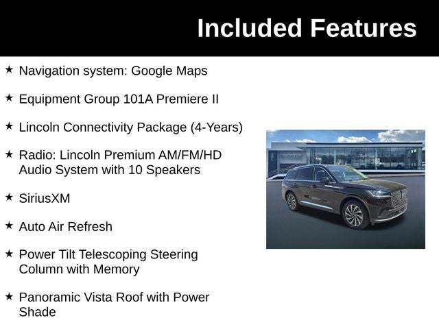 2026 Lincoln Aviator Premiere