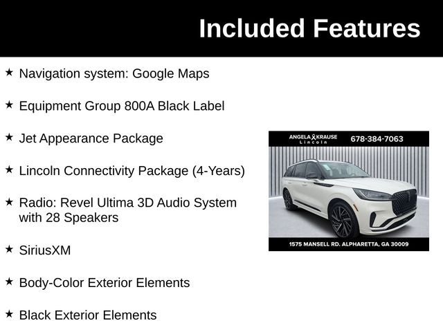 2026 Lincoln Aviator Black Label