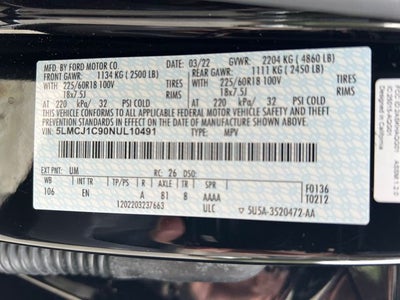 2022 Lincoln Corsair Standard