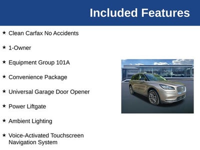 2020 Lincoln Corsair Standard