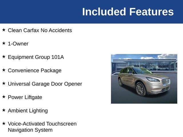 2020 Lincoln Corsair Standard