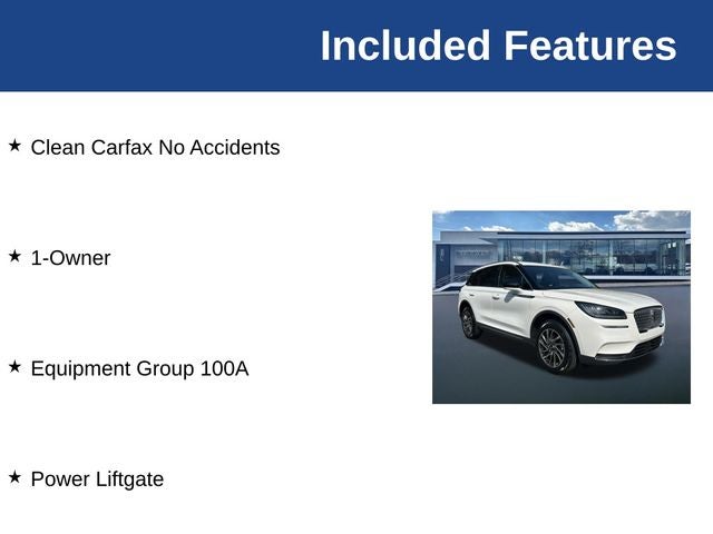 2022 Lincoln Corsair Standard