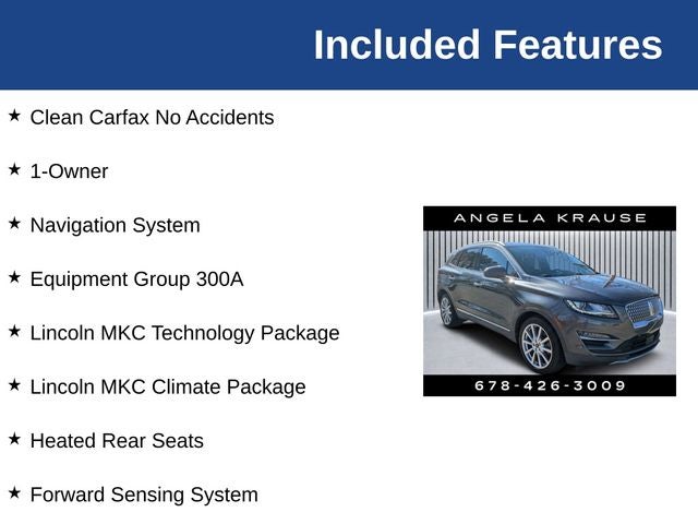 2019 Lincoln MKC Reserve