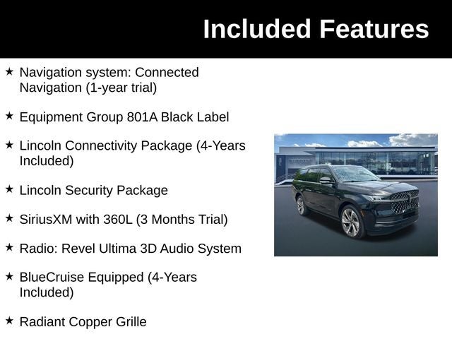 2026 Lincoln Navigator Black Label