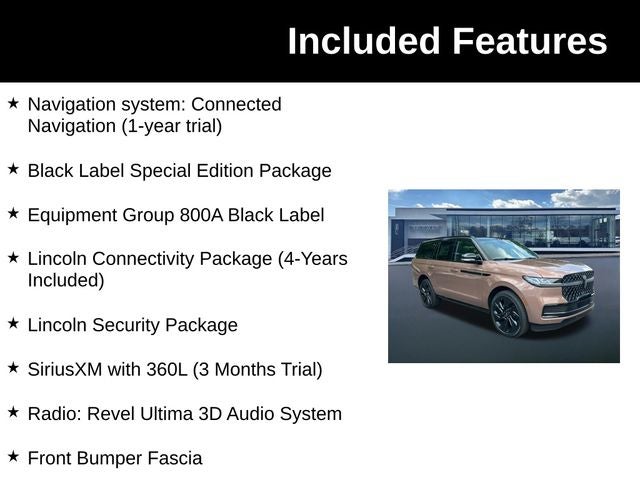 2026 Lincoln Navigator Black Label
