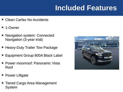 2022 Lincoln Navigator Black Label