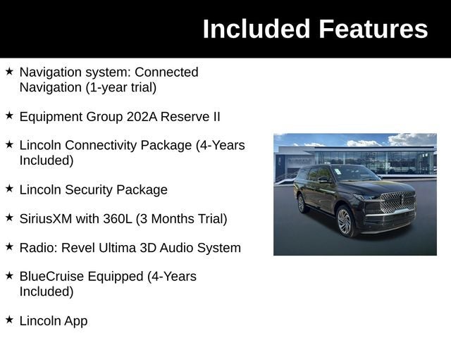 2026 Lincoln Navigator L Reserve