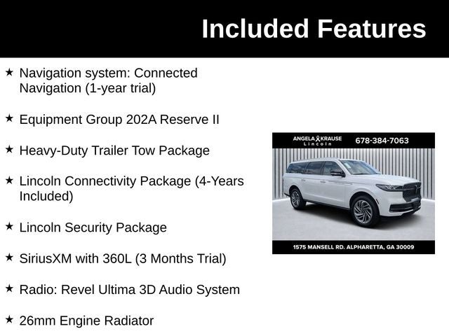 2026 Lincoln Navigator L Reserve