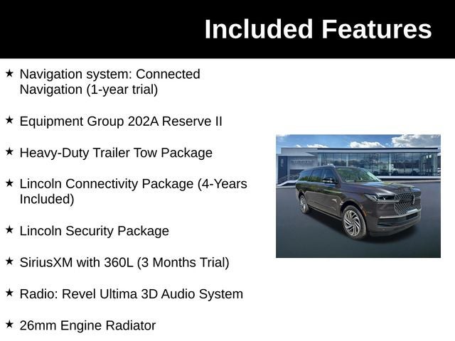 2026 Lincoln Navigator L Reserve