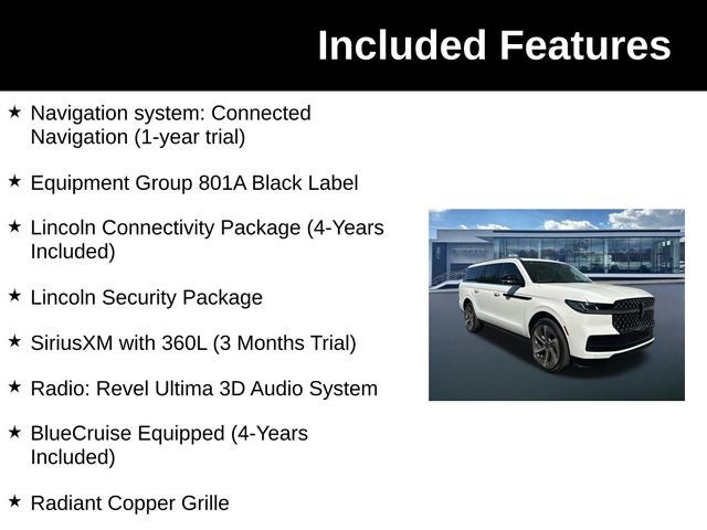 2026 Lincoln Navigator L Black Label