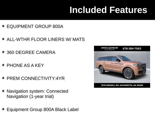 2025 Lincoln Navigator L Black Label