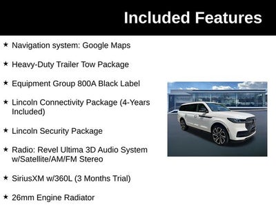 2027 Lincoln Navigator L Black Label