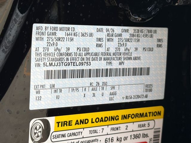 2026 Lincoln Navigator L Black Label