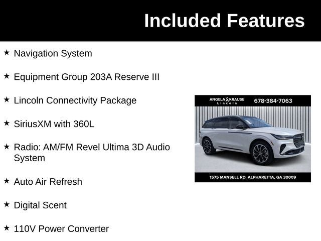 2026 Lincoln Nautilus Reserve