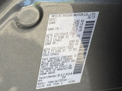 2019 Nissan Rogue SL