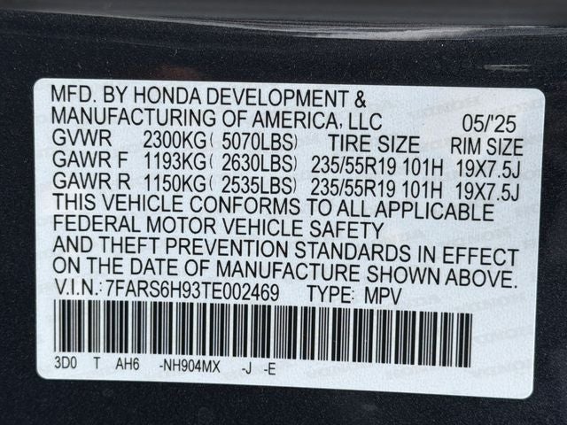 2026 Honda CR-V Hybrid Sport Touring
