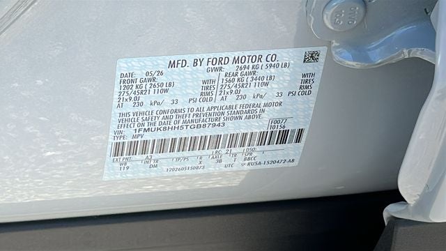 2026 Ford Explorer Platinum