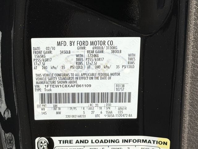 2010 Ford F-150 XLT