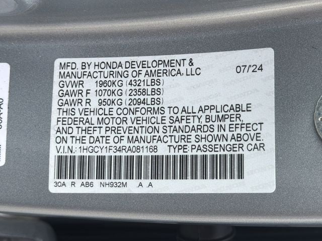 2024 Honda Accord EX