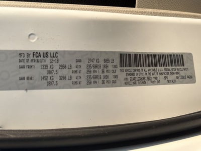 2019 Chrysler Pacifica Limited