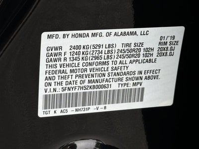 2019 Honda Passport EX-L