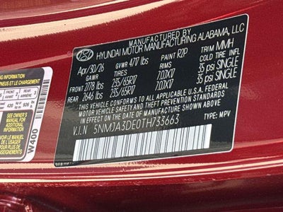 2026 Hyundai Tucson SE FWD