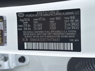 2026 Hyundai Tucson SE FWD