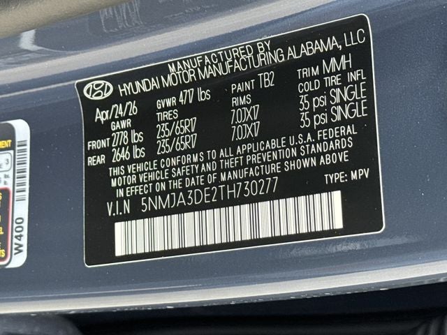 2026 Hyundai Tucson SE FWD
