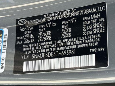 2026 Hyundai Tucson SEL FWD