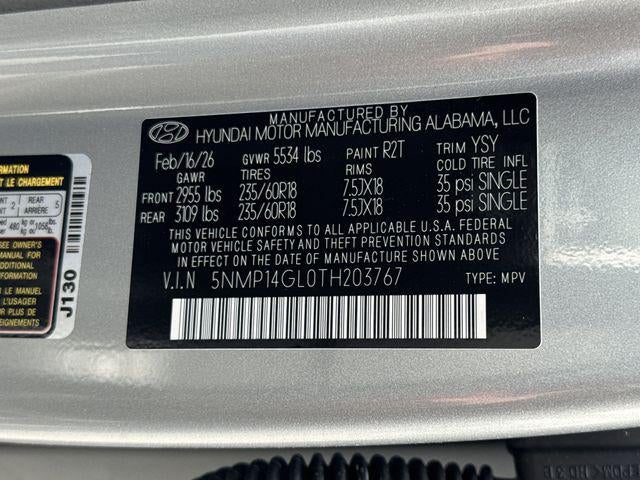 2026 Hyundai Santa Fe SE FWD