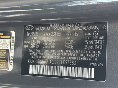 2026 Hyundai Santa Fe SE FWD