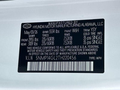 2026 Hyundai Santa Fe SE FWD