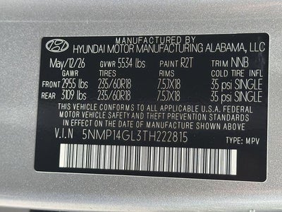2026 Hyundai Santa Fe SE FWD