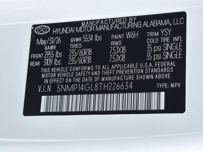 2026 Hyundai Santa Fe SE FWD
