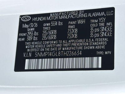 2026 Hyundai Santa Fe SE FWD