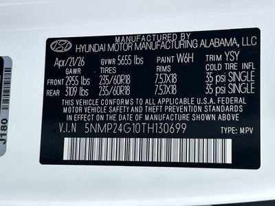2026 Hyundai Santa Fe Hybrid SEL