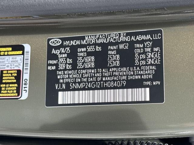 2026 Hyundai Santa Fe Hybrid SEL