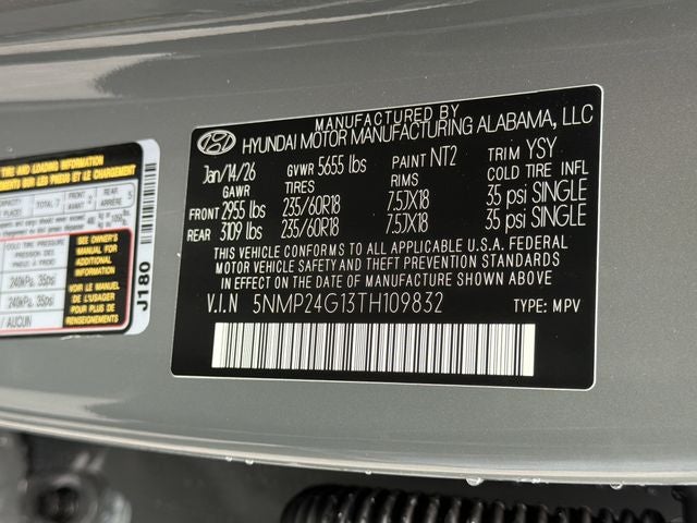 2026 Hyundai Santa Fe Hybrid SEL