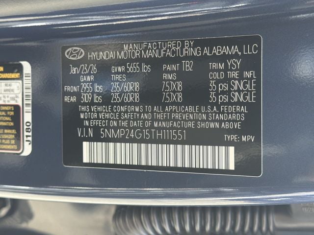 2026 Hyundai Santa Fe Hybrid SEL