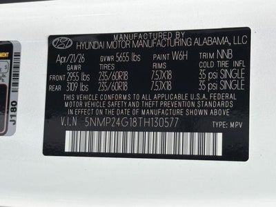 2026 Hyundai Santa Fe Hybrid SEL