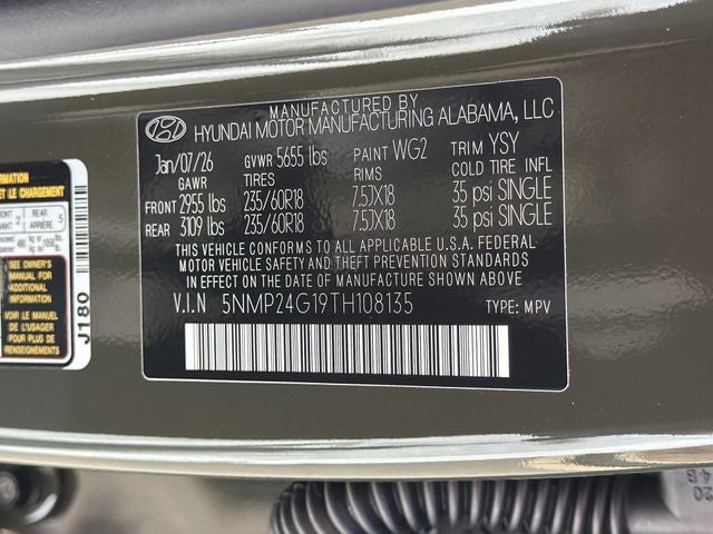 2026 Hyundai Santa Fe Hybrid SEL
