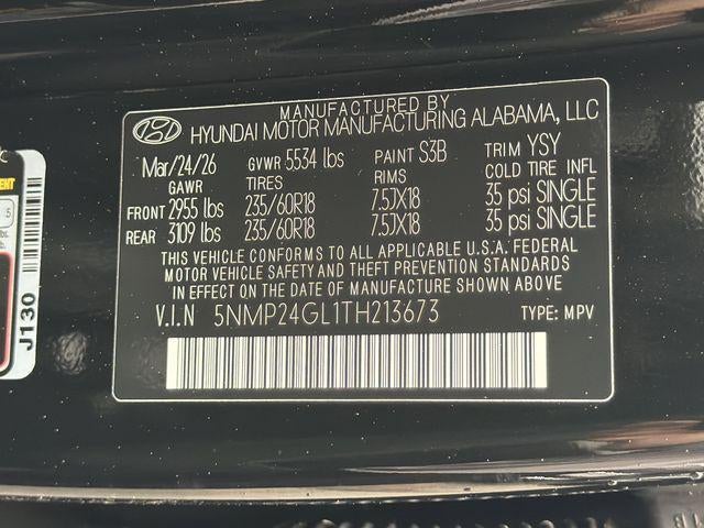 2026 Hyundai Santa Fe SEL FWD