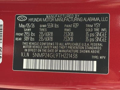 2026 Hyundai Santa Fe SEL FWD