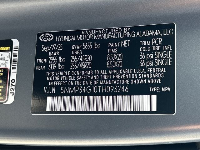 2026 Hyundai Santa Fe Hybrid Limited