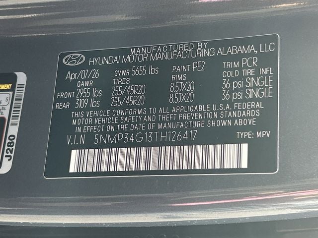 2026 Hyundai Santa Fe Hybrid Limited