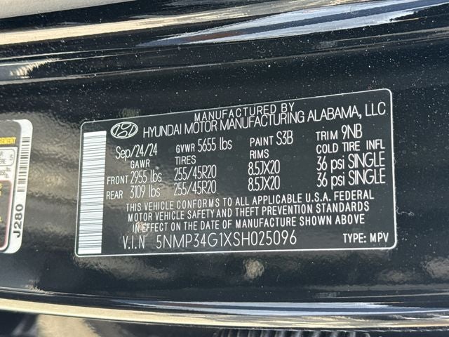 2025 Hyundai Santa Fe Hybrid Limited