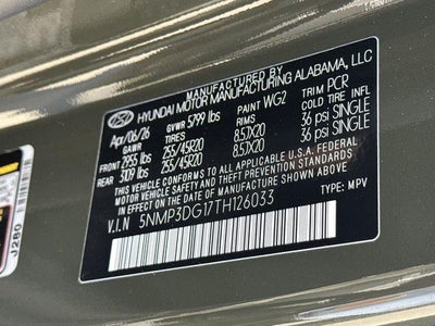 2026 Hyundai Santa Fe Hybrid Limited